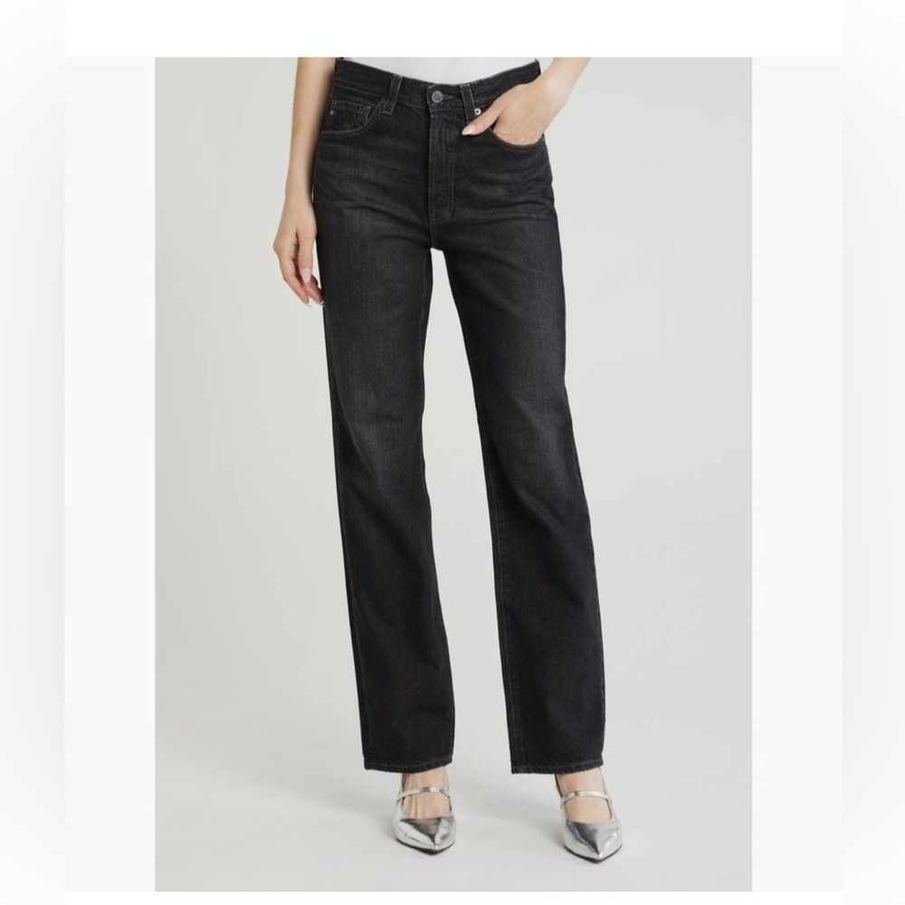 NWT | AG | Alexxis Straight High-Rise Jeans | Black | 29